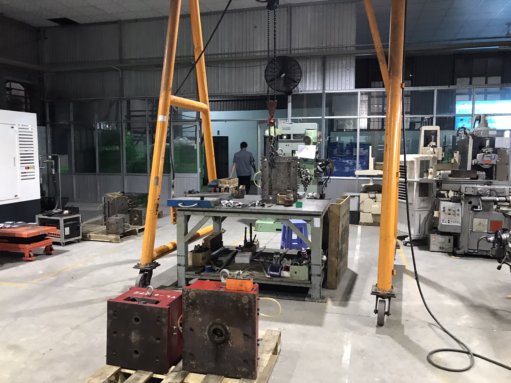 Mold repair area